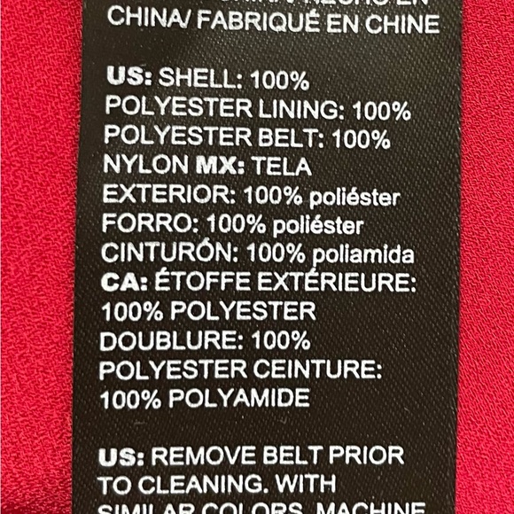 WHBM Red Dress Midi Dress Size 4 Valentine - Picture 5 of 5